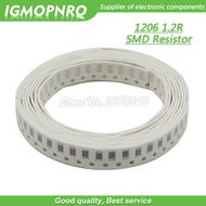 100PCS 1206 SMD Resistor 1% resistance 1.2 ohm chip resistor 0.25W 1/4W 1.2R 1R2 IGMOPNRQ