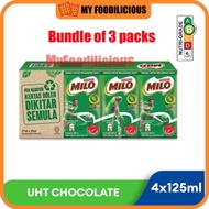 <SG Ready Stock>Milo Activ-Go Chocolate Malt 4 Packs x 125ml