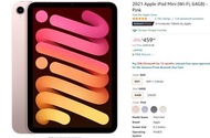 100%NEW全新 未開盒Apple 2021 iPad Mini WI-FI 64G 美版