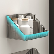 Bathroom wall-mounted mirror cabinet diagonal washstand Cosmetics lipstick storage shelf