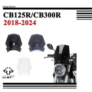PSLER For Honda CB125R CB300R Windshield Visor Windscreen Fairing Cover 2018-2024