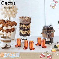 CACTUS 10Pcs Western Cowboy Glasses, Plastic 1 Oz Mini Cowboy Boot Glasses,  Transparent Shot Glasse