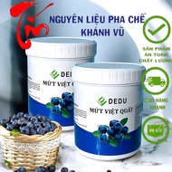 DEDU BLUEBERRY JAM 1.2 KG_ Topping in milk tea, yogurt, cakes, yogurt.