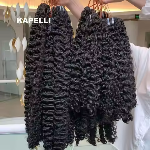 3C 4A Burmese Curly Hair Bundles 12A Virgin Human Hair Burmese Vietnamese Raw Human Hair Extensions 