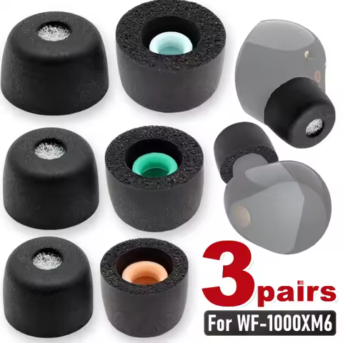 Noise Cancelling Earplugs For Sony WF-1000XM6 XM6 Earphone Eartips Memory Foam Earbuds Eartips Anti-