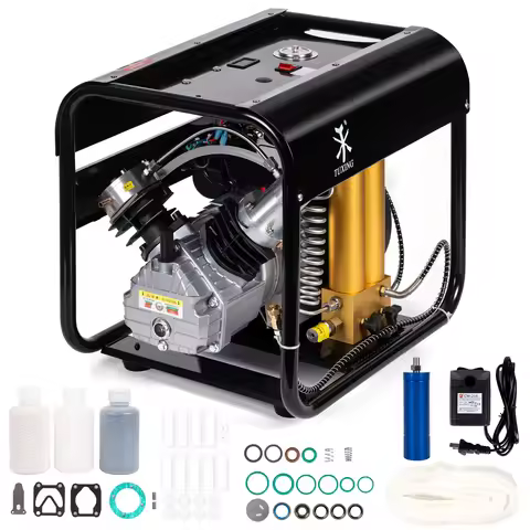 TUXING 300Bar PCP Air Compressor 4500Psi High Pressure Compressor Scuba Diving Compressor PCP Rifle 