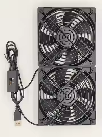 USB Fans with Controller Speed Regulation Desktop Fans / Chassis Router Set-top Box Cooling Fans / C
