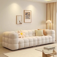 {SG Sales} Fabric Sofa Cotton Candy Sofa Sofa Set 1/2/3 Seater Sofa Single Double Sofa Modern Bedroom Living Room Light Luxury Sofa Sofa Chair Sofa Bed Home Living Furniture