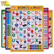 Early Childhood Literacy Poster 乖宝宝正品早教凹凸无声挂图儿童学习识字挂图宝宝启蒙认数汉字图  现货 热卖 Ready Stock4.13