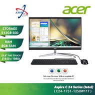 ACER ASPIRE C24-1751-1260W11T All-in-one Desktop ( I7-1260P 8GD4 512SSD WIN11H 23.8" Touch With Offi