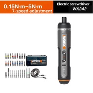 WORX WX242 Mini Electrical Screwdriver Set Smart Cordless Electric Screw Driver Rechargeable With 30