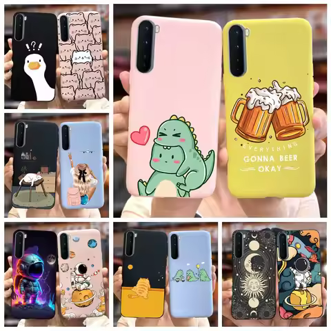 For Oneplus Nord Case AC2001 AC2003 Cute Fashion Cartoon Cover Soft Silicone Phone Case For One Plus