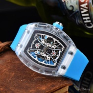 Female Watch New Style Hollow Foreign Trade Watch Cross-Border Quartz Watch Male Luminous Half Moon 