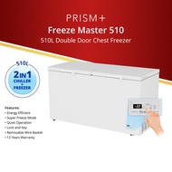 PRISM+ FreezeMaster CFZ 510 | 510L Double Door Chest Freezer [Delivers in 5-10 working days]