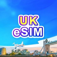 【United Kingdom (UK) eSIM】【Max 10GB】【5G】【Hotspot Sharing】【Vodafone / O2 / Three】Travel Roaming eSIM