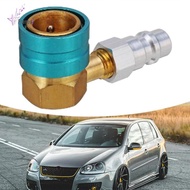 [Freneci] R1234yf Refrigerant Hose Adapter 90 Degree Conversion Aluminum Quick Coupler for Car AC Sy