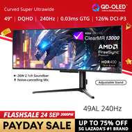 PRISM+ 49AL 240 Hz | 49" Curved Ultrawide OLED 0.03ms 148% sRGB Gaming Monitor [5120 x 1440]