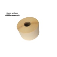 Blank Barcode Label Sticker