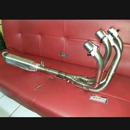 Knalpot Zx25R Header knlapot Zx25R Stanless full sistmn Bisa underbelly