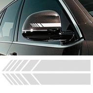 2pcs Car Styling Auto SUV Vinyl Graphic Car Sticker Rearview Mirror Side Decal Stripe DIY Car Body Decals 15*2.4cm