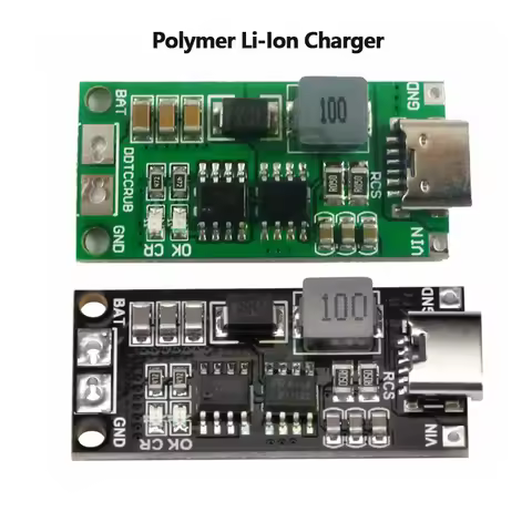 Type C BMS 2S 3S 4S 1A 2A 4A 18650 21700 3.7V Lithium Battery Charge Board Step-Up Boost Li-Po Polym