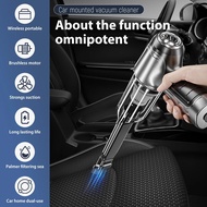 【Factory-direct】 12000pa Portable Powerful Car Vacuum Cleaner Strong Suction 120w Wireless Handheld 