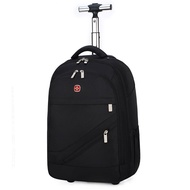 men's 18-inch use travel backpack with pull rod - new product