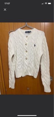 Polo Ralph Lauren 白色針織外套