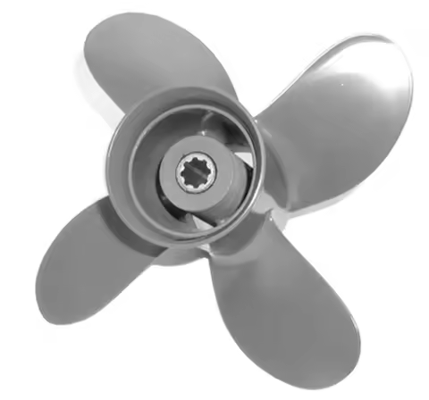 8-20HP 9 1/4X8 4 Blades Boat AlUMINUM OUTBOARD MARINE PROPELLER Matched For HONDA Engine Perfectly 5