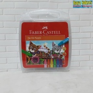 Faber Castell Hexagonal Oil Pastel 24 Colors/ Crayon Faber Castell/ Crayon Faber Castell-Original