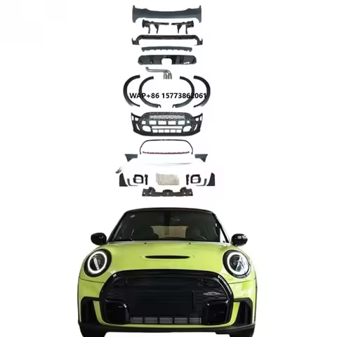 Body Kit for 2014+ Mini Cooper F55 F56 F57 Upgrade JCW Body Kits 2023 F56 Front Bumper Rear Car Bump