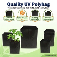 Polybag Hitam Tebal Premium UV Protection Polibeg Semaian Pokok Plant Bag 8x8 10x10 12x12 14x14 16x1