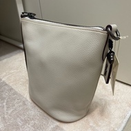 COACH Duffle ivory leather bucket bag