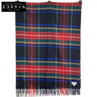 二手Johnstons 100%羊絨格紋圍巾，品相極佳