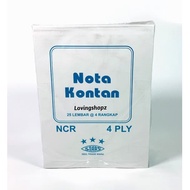 Nota Kontan Besar Rangkap 4  Buku Nota Kontan Besar NCR  4 Ply