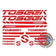 ♞,♘Toseek Bike Frame Decals