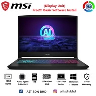 MSI Katana A15 AI B8VF-437US 15.6"FHD 144Hz Gaming Laptop Ryzen 7-8845HS 16GB 1TB SSD RTX4060 8GB W1