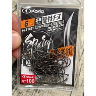 [OWNER OWNER] (Guanfu チヌ) (Kona Series) (NO31021) (With Barb) [Fish Hook Type] Mata Kail Pancing Mat