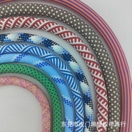 8mm 10mm Polyester colored round cord Custom phone and water bottle lanyard Small orders accepted Su