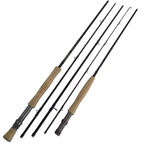 Buluzel 9 feet 5/6 7/8 carbon fly fishing rod 2.7m fly rod 4 sections portable hard power flying rod