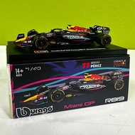 SY 1:43 Higher Than Meimei Red Bull RB19 Miami Station F1 Racing Model Simulation Alloy Car Model Eq
