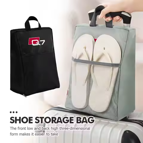 For Audi Luggage Organizer Set Zipper Foldable Shoes Storage Bag Travel Accessories Q3 A3 A4 A6 A5 A
