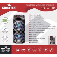 KINGSTER Portable Wireless Speaker 8.5"x2, KST-7018, KST-7019, KST-7020 Bluetooth Speakers