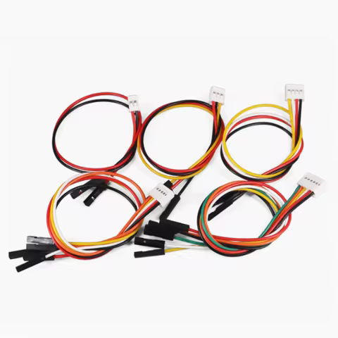 5Pcs HY2.0 to Dupont line electronic wire-2P/3P/4P/5P/6 Pin To 2.54mm Dupont Male/Female Wire Connec