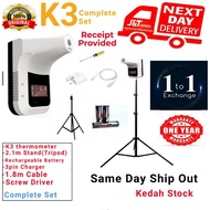 K3 thermometer Scanner with Stand non contact thermometer forhead temperature check suhu digital inf