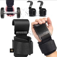 Deadlift Pull Up Wrist Support Strap Gym Gloves Weight Lifting Grip StrapHOOK