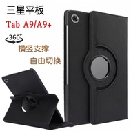 SAMSUNG TAB A9 A9+ A9 Plus Samsung Galaxy Tab Case Flip Rotary Case 360 Flipcase Leather Case