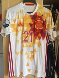 $500>$300 ! Adidas 西班牙 國家隊 足球 球衣 波衫 Spain football kit jersey David Silva 大衛施華 曼城 英超