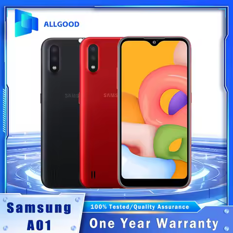 Original Samsung Galaxy A01 A015F 4G LTE Smartphone 5.7" 2GB RAM 16GB ROM Octa-Core Android Unlocked