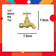 1/2" BIB TAP BRASS / KEPALA PAIP AIR TEMBAGA Kepala paip tandas toilet bathroom cuci tangan sinki